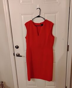 Elegant Ann Taylor V Neck Dress Size 14